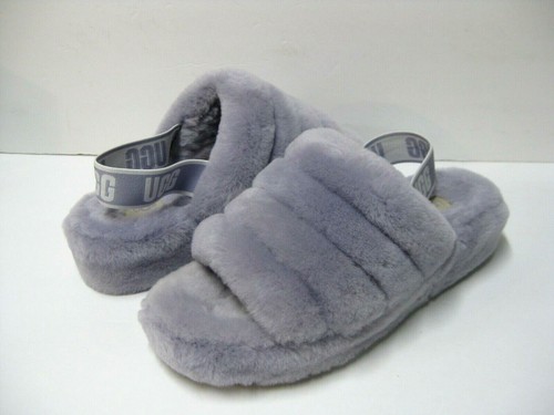 UGG FLUFF YEAH SLIDE SANDALO DONNA JUNE GLOOM US 10 UK 8 EU 41
