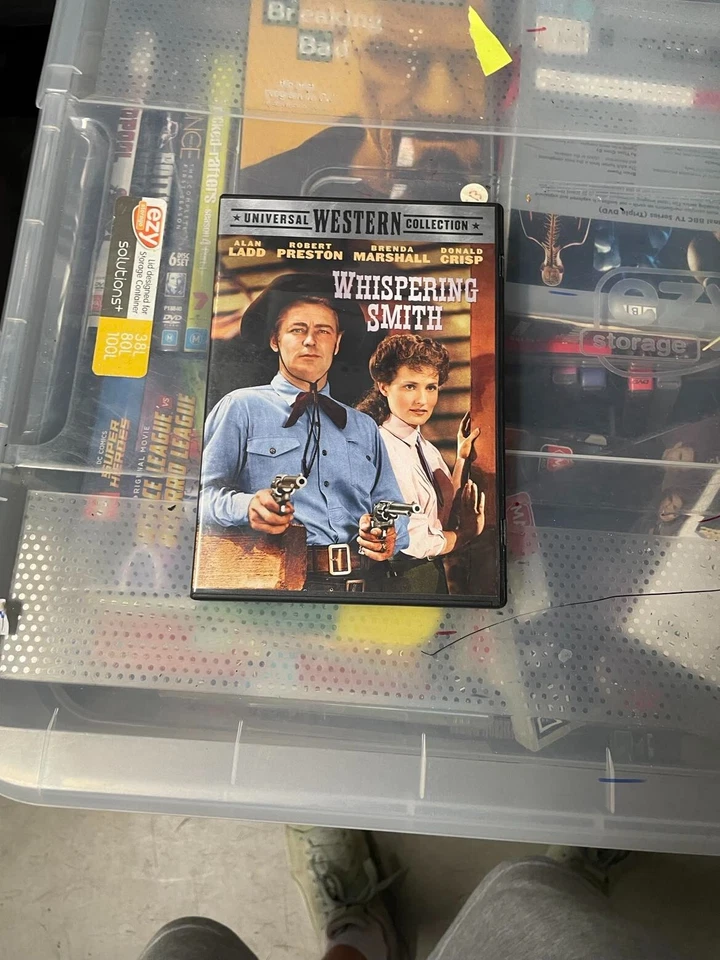 Whispering Smith, Classic 1949 Alan Ladd film on vgc dvd region 1 t489 - Image 1 of 1