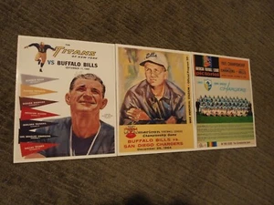 Buffalo Bills 8x10 Photos of Program Covers for 1960 Debut & 2 AFL Championships - Picture 1 of 4