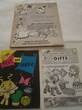 LOT OF 3 DIFFERENT KAP KRAFT BOOKS FROM THE SIXTIES & SEVENTIES