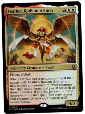 Feather, Radiant Arbiter 0006 Mythic Foil Murders at Karlov Manor MTG NM - Image 1 of 2