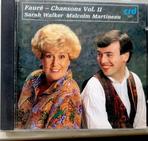 FAURÉ CHANSONS VOL II - SARAH WALKER AND MALCOLM MARTINEAU - Picture 1 of 3