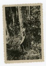 CURIOSA Photographie PHOTO - une femme nue près d'un arbre de profil - NU