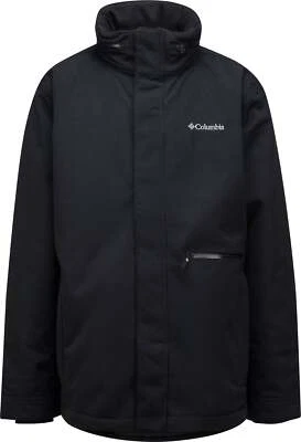NUEVA Chaqueta Columbia Boundary Bay Talla Grande - Para Hombre 2X / 2XL Negra Foto 1 de 4