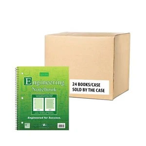 Roaring Spring Engineering Wirebound Spiral Notebook, 8.5"x11", 80 Sheets Per... - Picture 1 of 12