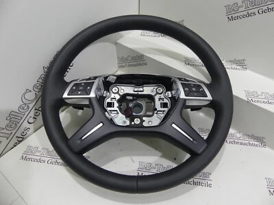 Mercedes G GL ML W463 X166 W166 original Lederlenkrad Lenkrad 1664609003 schwarz - Bild 1 von 4