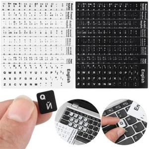 Alphabetische Anordnung Spanisch Aufkleber mit Tastatur Russischer Brief - Bild 1 von 28