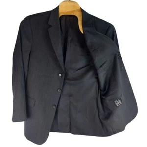 Jos. A Banks Mitchell Herren 44 L 3 Knopf Einfarbig Dunkelgrau Blazer Sport Mantel Jacke - Bild 1 von 4