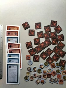 LOT DE CARTES ET PIONS  WAR OF THE RING BOARDGAME/+-1/72 20MM /G171 - Imagen 1 de 1