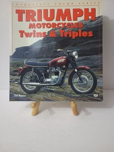 Triumph Motorcycles Twins and Triples Hardcover w/Dustjacket FREE SHIPPING - Picture 1 of 2