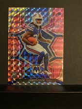 2022 James Cook Mosaic Pink Camo Prizm #309 Buffalo Bills Rookie Card