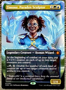 Zimone, Paradox Sculptor (Borderless) Foundations Regular 351 MTG - Picture 1 of 2