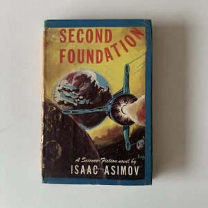 Second Foundation by Isaac Asimov, HC, DJ, BCE, Gnome Press, 1953 Damaged DJ - Picture 1 of 13