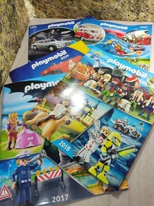 Playmobil Lot Of 5 Large Catalogs Brochures - Picture 1 of 3