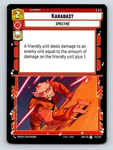 Command Aggression Karabast Spectre Event Spectre Sin Habilidad 2C Sin HP Sin Potencia - Imagen 1 de 10