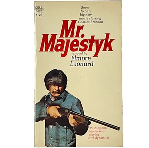MR. MAJESTYK by ELMORE LEONARD 1st print pbk CHARLES BRONSON movie tie-in 1974 - Picture 1 of 5