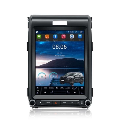 12.1" Radio Navigation Wireless Carplay Android Bluetooth for Ford F150 2013-15 - Image 1 of 4