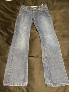 Old Navy Girls Skinny Jeans Size 16 Adjustable Waist Medium Wash 29” Inseam - Picture 1 of 5