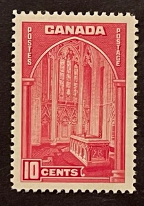 Travelstamps: 1938 Canada Stamps Scott #241 - 10c Memorial Chamber Mint MOGH - Picture 1 of 5