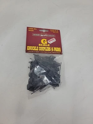 Bachmann ~ Gran Escala G ~ Seis Pares ~ Acopladores de Nudillos ~ 92420 Foto 1 de 3