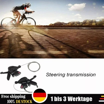 2pcs Fahrrad 3/8/24 fach mit Schaltzug SHIMANO ALTUS MTB SL-M310 Schalthebel SET - Bild 1 von 4