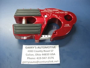 Factor 55 Ultrahook Red Hook Shackle 16000 LBS Closed System Winching 0025001 - Picture 1 of 3
