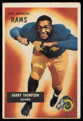 1955 BOWMAN HARRY THOMPSON LOS ANGELES RAMS #23 VG+ (Wrinkles/Bend) - Image 1 of 2