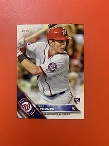 2016 Topps #103 Trea Turner RC Rookie Nationals Dodgers - Bild 1 von 3
