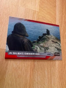 2018 Star Wars The Last Jedi A Silent Observer Luke Skywalker SP/25 - Picture 1 of 3