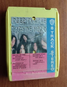CANADA!!! DEEP PURPLE Machine Head 1972 8 TRACK TAPE CARTRIDGE Warner 8WM-2607 - Foto 1 di 3