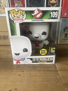 Funko Ghostbusters Stay Puft Marshmallow Man SDCC GITD LE 2500 #109 - Picture 1 of 7