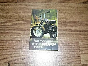 VINTAGE RUPP MINIBIKE POINT OF SALE 10 3/4" X 6 3/4" FOLD OUT (REPRODUCTION ) - Foto 1 di 3