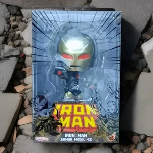 Cosbaby Bobblehead Iron Man Armadura Modelo 42 • Hot Toys Marvel • COSB907 - Imagen 1 de 5