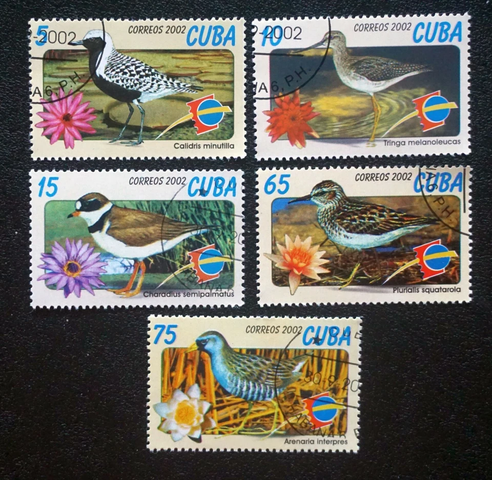 sCUBA Sc# 4235-4239  WATER BIRDS aquatic DUCKS birds  CPL SET of 5 2002 used cto - Image 1 of 1