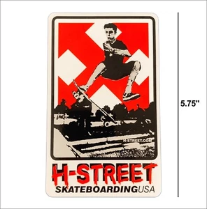 H-STREET Hocus Pokus Skateboard Sticker rot - Bild 1 von 1