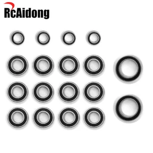 Kit de rodamientos de bolas sellados a control remoto para actualizaciones de chasis Tamiya MB-01 MB01 - Imagen 1 de 2