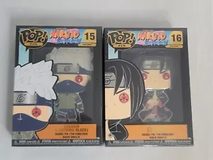 Funko Pop! Pin Kakashi (Blitzklinge) & Itachi 15 16 große Emaille Pin Naruto - Bild 1 von 2
