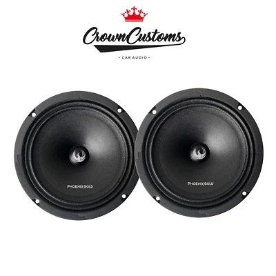 ALTAVOZ DE GRAVES MEDIOS DE AUDIO PRO 6.5" 300W MAX PHOENIX DORADO ZPRO654 AUDIO DE COCHE ALTO Foto 1 de 4