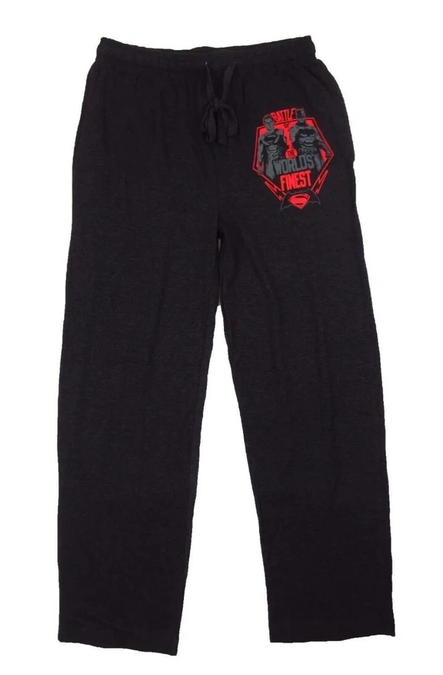 Pantalones de salón pijama gris DC Comics Batman VS Superman talla grande.  Foto 1 de 1