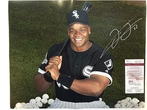 FRANK THOMAS AUTOGRAPHED SIGNED CHICAGO WHITE SOX 16x20 PHOTO JSA COA - Picture 1 of 1