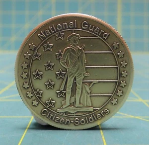 National Guard Citizen Soldiers Chase Bank Medallion Collector Challenge Coin - Picture 1 of 5