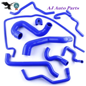 Blue For 2002-2007 SAAB 9-5 2.0T Turbo Silicone Coolant Radiator Hose 10pcs # - Picture 1 of 8