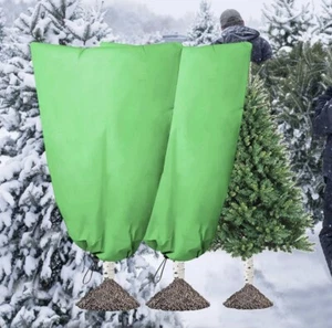 2 Pack Plant Covers Freeze Protection 47" X 31.5" Garden Shrub Small Trees - Picture 1 of 3