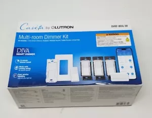 Nuevo Lutron DVRF-BDG-3D Diva Smart Dimmer Multi-Habitación Kit Blanco 3 Atenuadores - Imagen 1 de 2