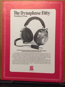 Folleto de Colección Stanton Magnetics Inc Catálogo Inserto Dinafase Cincuenta Auriculares - Imagen 1 de 4