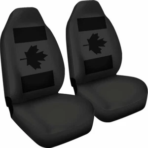 Canada Flag Car - Set of 2 Universal Front Seat Covers Protection - Picture 1 of 6