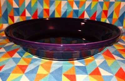 Fiesta Deep Dish Pie Baker Plate MULBERRY PURPLE NEW Fiestaware SHIPS FREE