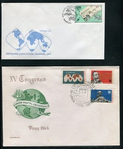 UPU new Headquarters globe map rare covers see scans. x28979 - Picture 1 of 2