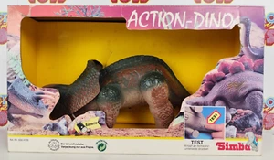 TOROSAURUS TRICERATOPS ACTION-DINO SIMBA TOYS VINTAGE NEW DINO RIDERS BOOTLEG - Foto 1 di 6