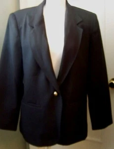 CLASSIC COLLECTION - WOMENS BLACK JACKET BLAZER - SIZE 10 - Picture 1 of 2